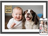 2K 64GB Frameo 10.1' Digital Picture Frame WiFi Electronic Photo Frame FHD 1920 x 1200 IPS Touch Screen Share Moments Remotely Anywhere Photo Gi-fts for Mother Dad Grandparents Christmas