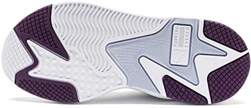 PUMA PUMA Women's RS-X Sci-Fi Sneakers, White/Grey/Purple, 10 Medium US