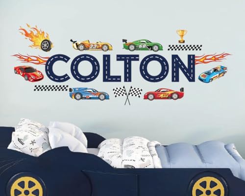 Vinilo Decorativo Cars Personalizado para Cuarto Infantil miniatura 4