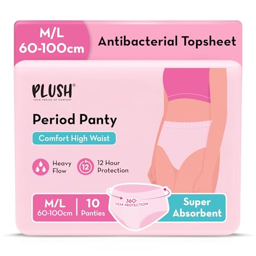 Plush Comfort High Waist Disposable Period Panty for Girls Heavy ...