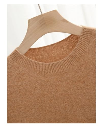 Men's Spring and Summer Knitted Short Sleeved Sweater Wool First-Line Fleece Pullover Tops2