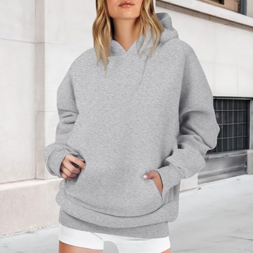 Sweat capuche femme grande taille et oversize décontracté - 3