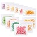 Reusable Sandwich Bags, Kollea 12 Pack Freezer Ziplock Bags (6 Reusable Snack Bags & 6 Reusable Sandwich Bags), Extra Thick FDA Grade Lunch Bags Leakproof Food Storage Bags