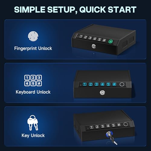 Biometric Safe for Handguns and Jewelry