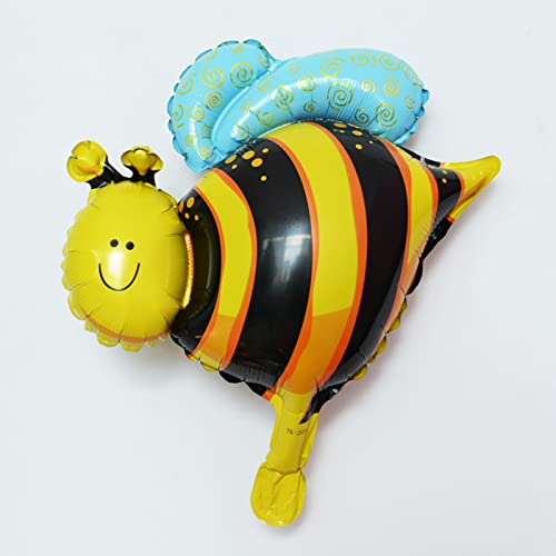 29 Pcs Bee Foil Balloons Black Yellow Latex Balloons Bumblebee Honeybee Aluminum Mylar Helium Party Balloons For Holiday Festival Carnival Baby Shower Wedding Hawaiian Birthday Party Supplies Favors #TOP6