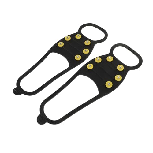 POPETPOP Sturdy Material Non-Slip Ice Cleats Shoes Covers Mountaineering Outdoor Ice Grippers