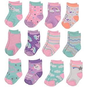 Rising Star Baby Socks – Boys & Girls, Newborn to 24 Months, Ankle Crew & Crew Socks