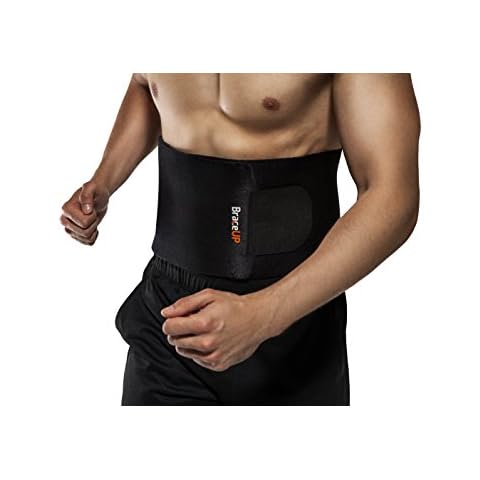 BraceUP Soft Adjustable Waist Trimmer Belt, One Size Cover