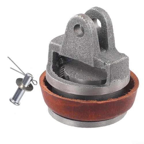 ReachMall Hand Pump Piston, Garden Hand Pump Replacement Piston, Type 75 Cast Iron Water Pumps Pistons With Leather Seal Bolt Cotter Pin