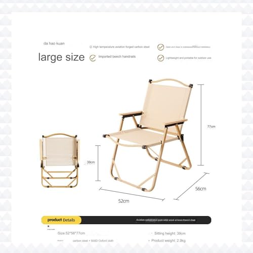 Chaise de camping pliante pour éviter le mal de dos en extérieur - 3