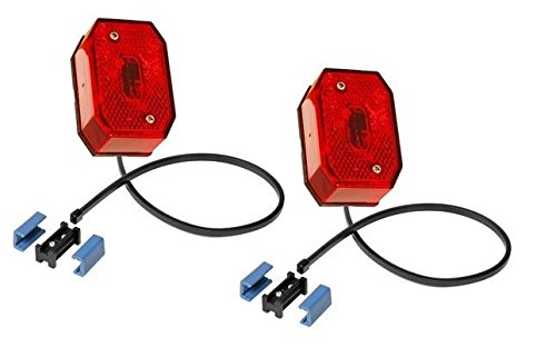 Aspöck 2 x Flexipoint 1 rot mit 0,5 m DC-Kabel + DC Verbinder - 31-6509-067