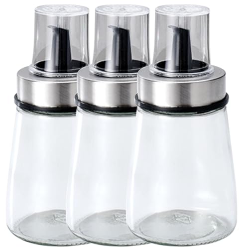 Ciieeo Botellas De Aceite Vinagreras y Aceiteras 3 Piezas Para Hogar y Restaurante