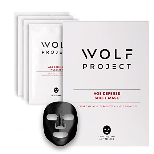 Wolf Project Anti-Age Face Mask - Reduce Wrinkles, Boost Radiance, and Look Visibly Younger
