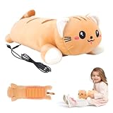 KQWVZ Katzenförmiges Elektrisches Heizkissen USB Für Periode Mit Abschaltautomatik, 48 Cm Katzen Heizdecke Kuscheldeck, Katzen Heizkissen,Elektrisches Heizkissen USB Für Frauen Mädchen Katzenliebhaber