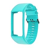 S-YUWEN Compatible with Polar A360 A370 Watch Band,2021 Replacement Wrist Band Soft Silicone...