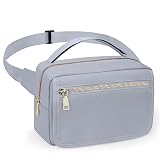 printe Small Diaper Bag with Portable Changing Pad, Crossbody Diaper Bag Fanny Pack with Wipes Pocke