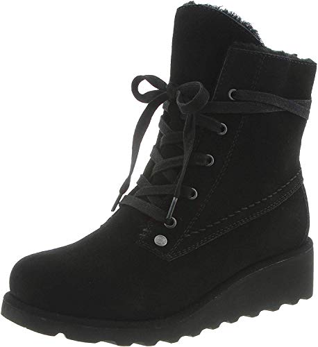 BEARPAW Women's Krista Wide Black Boot Size 10