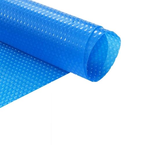 4.5 x 4.5 FT Solar Hot Tub Spa Bubble Covers Blanket for Square Inflatable Spa Pool Hot Tub 12mil Square Hot Tub Thermal Blanket Blue