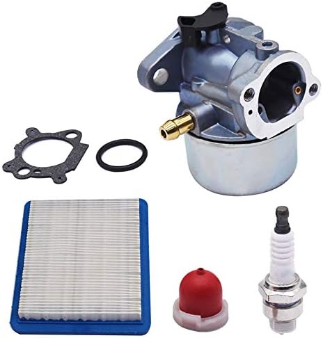 Autoparts Carburetor Replacement for Briggs Stratton Murray Craftsman Snapper 22 Push Mower 6-6.75 HP Engine with Air Filter Spark Plug