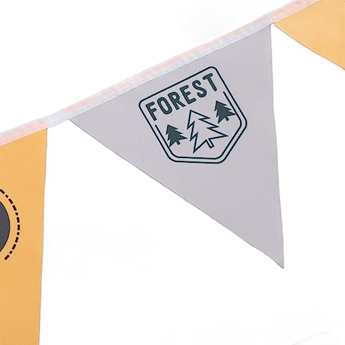 Bandeira de Bunting Triangular, Banner de Flâmula Estilo Simples Decorativo Fácil de Instalar para E