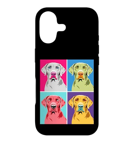 Weimaraner �|�b�v�A�[�g �J���t�� ���D�� ���g�� �|�[�g���[�g �X�}�z�P�[�X iPhone 17 �p