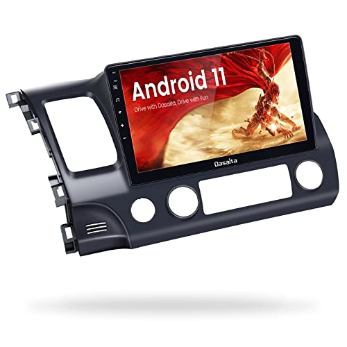 Dasaita Android 11 Car Stereo for Honda Civic 2006 2007 2008 2009 2010 2011 Radio with 10.2" Screen & GPS Navigation & 2GB Ram 32GB ROM Head Unit (Honda Civic 2006 to 2011)