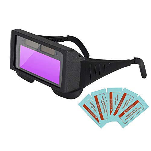 Uxsjakjsd Solar Auto Darkening LCD Welding Helmet Glasses Mask Goggles Eyes Protector Welder Cap Goggles Machine Soldering Mask