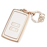 🚗【PAKET】Dieses Autoschlüsseletui-Set wird mit einer TPU-Schlüsselhülle für Autoschlüssel (Schlüsselanhänger nicht im Lieferumfang enthalten), 1 Anti-Verlust-Schnalle, 1 Bling-Autoschlüssel-Schlüsselanhänger, 3 kleinen Schlüsselringen und einem Schraubenzieher geliefert. Es könnte Ihren Autoschlüssel luxuriös und cool aussehen lassen, was ein gutes Geschenk für Ihre Freunde oder Familie zu Weihnachten, Thanksgiving, Geburtstag ist.