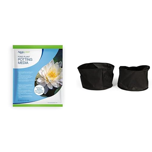 Aquascape Pond Aquatic Plant Potting Media and Plant Pots Bundle