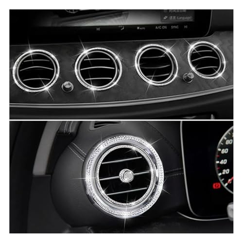 Garniture de bague en cristal diamant Benz Classe E W213 commande de clim