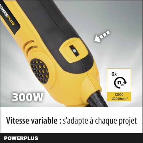 Ponceuse triangulaire pour angles et recoins Powerplus POWX0490