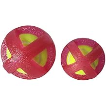 Tennis Balls, TPR Coated Tennis Ball Set, Chewing Toys for Puppies and Dogs Red