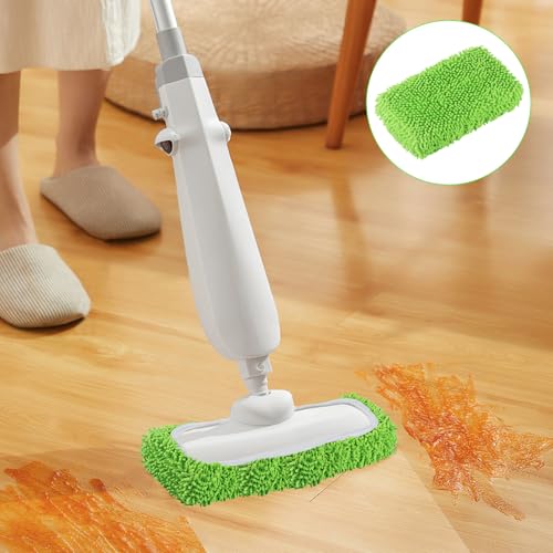 ErShiPing 3 Stück Bodenwischer Bezug, Feuchte Bodentücher, Trockene Bodentücher für Swiffer Sweeper Mop, Wiederverwendbar Microfaser Reinigungstücher Mop Pads für Reinigung Böden, Fliesen, Laminat