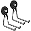 2.59INCH 2PACK Gray Large Hooks