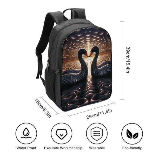 Mochila infantil Swan 3D impermeable y ajustable para niños de 40x28x16cm 2