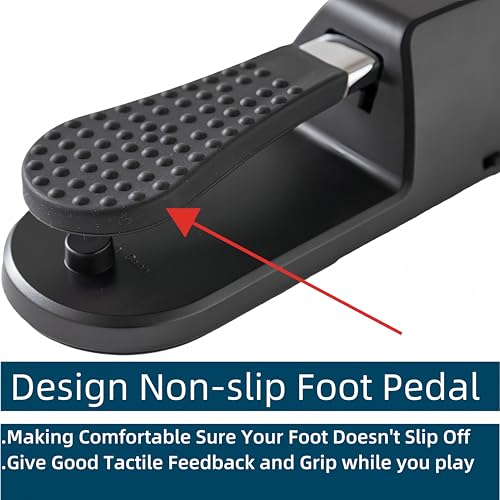 image for Soraco Sustain Pedal Univerdal for Keyboard with Polarity Switch for Y