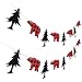Lumberjack Theme Banner Garland Party Supplies for Kid Birthday & Baby Shower Party Decoration