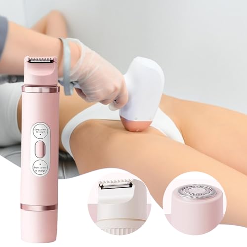 Bikini trimmer para las mujeres recargable con doble cabezal impermeable 4