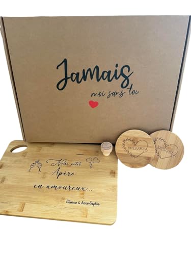 Box saint valentin apéro personnalisé/Box saint valentin/...