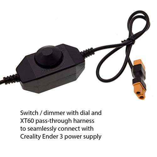 Image of [Gulfcoast Robotics] 24V Premium White LED Light Upgrade for Creality Ender 3 / Ender 3 Pro 3D Printer