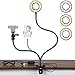 Produktbild Pipishell Ringlicht, Webcam-Halterung, 3 Farbe 10 Helligkeitsstufen, für meisten Handy und Webcam wie Logitech c920, c922, c930 usw, Perfeckt für Tik Tok, Make-up, Selfie, Video, Live, YouTube Usw