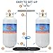 Flame King Dual RV Propane Tank Cylinder Rack for RVs and Trailers for 40lb Tanks - KT40MNT (Tanks Sold Separately)