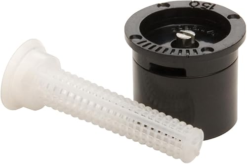 Miniatura 30 de Rain Bird Boquilla de pulverización 8HC1, patrón de medio círculo de 180°, distancia de pulverización de 5' - 8