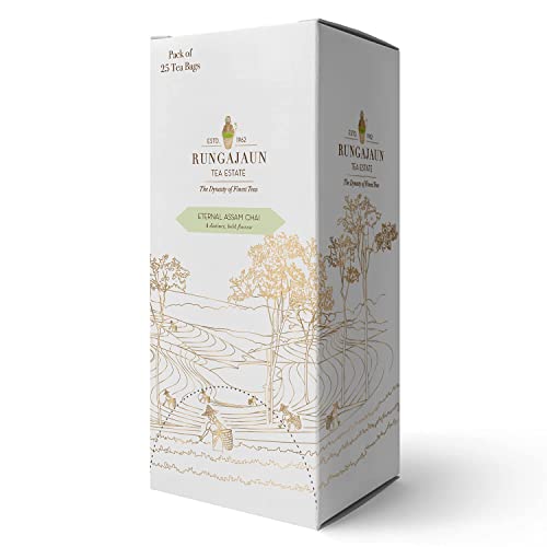 Image of Rungajaun Eternal Assam Tea 50gms, Black Tea Pouch Granules, Assam Chai, Black Tea, 100% Natural Tea, Strong Black Tea, Assam Tea Box, Assam Black Tea, Granules Tea