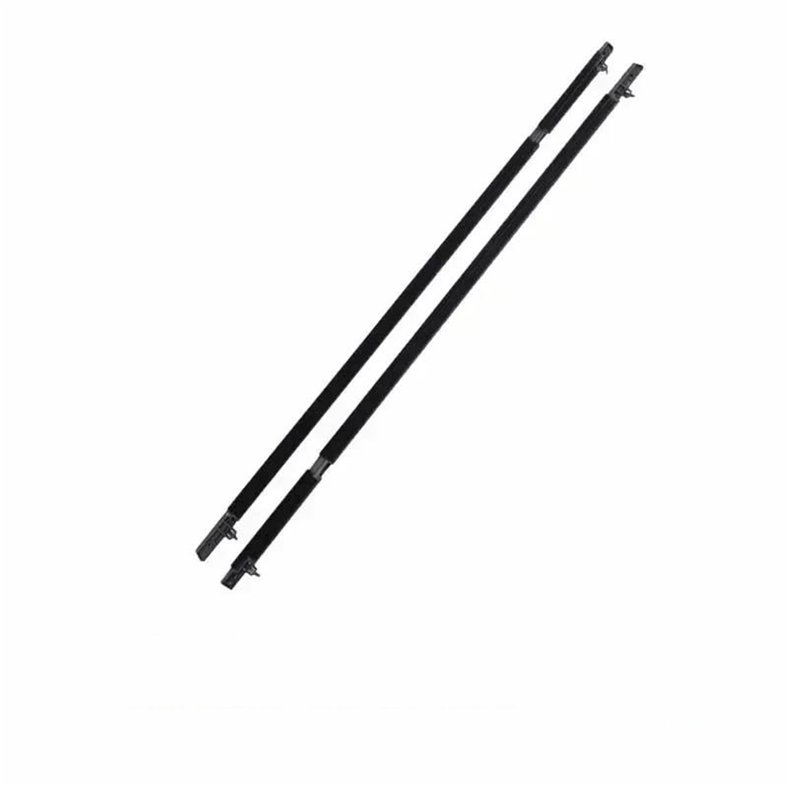 Snwdbh Black Front 2Pcs Car Window Glass Sealant Strip For Lexus Gx400 2010-2023 Weatherstrips Door Rainproof Belt Moulding Trim Replacement Outside Exterior Belt(Black Front 2Pcs)