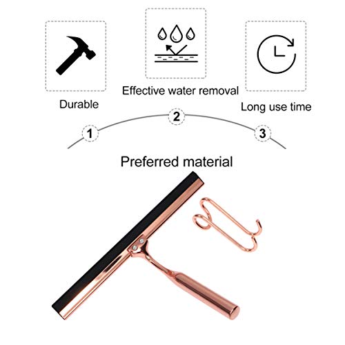 ARTIBETTER LÃ¢mina Raspadora de Ãgua para Limpeza de Vidros de AÃ§o InoxidÃ¡vel Rodo de Vidro para C