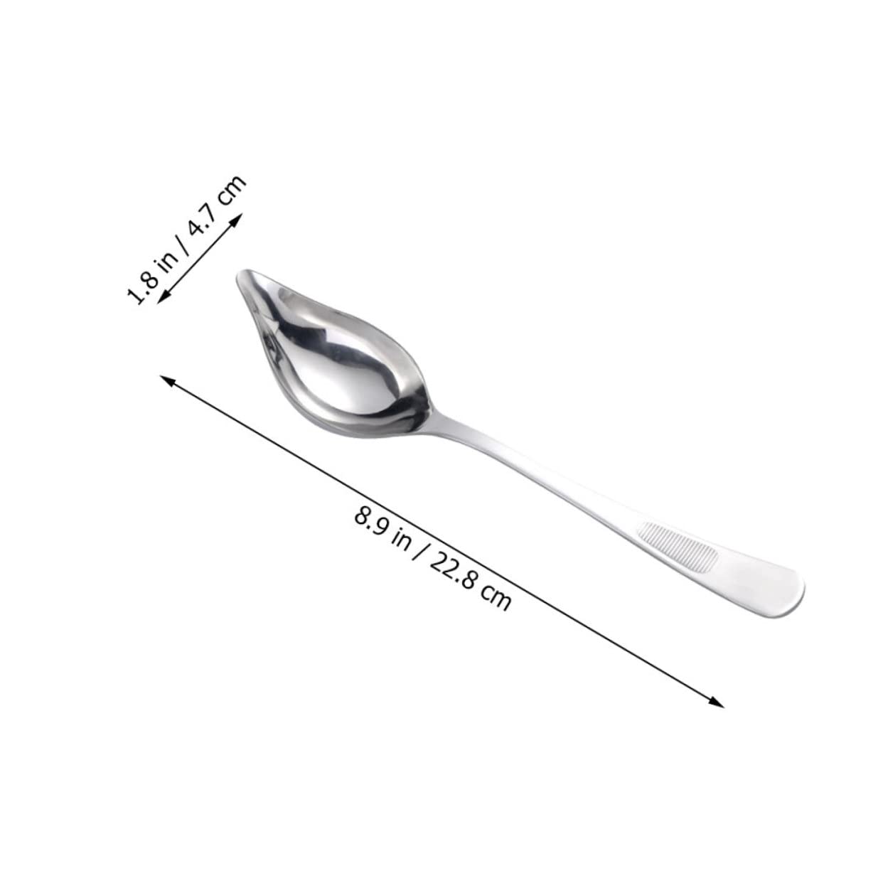 OUNONA Stainless Steel Gravy Spoon Home Dressing Spoon for Cooking and Serving Sauces Stainless Steel Kitchen Ladle for Home and Restaurant Use