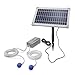Produktbild esotec Solar Teichbelüfter Set 8/200, Sauerstoffpumpe 100 l/h Luftleistung pro Ausgang, Luftschlauch, Luftausströmer, Teichbelüftung, Solarmodul 8W, Erdspieß, 101845