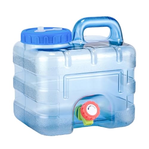 NATTCO Folding Portable Bucket 6/7.5/8/10/13/15/18L Outdoor Bucket Large Capacity Container Jug Tank Camping Cooking Hiking (Color : StyleC 7.5L)