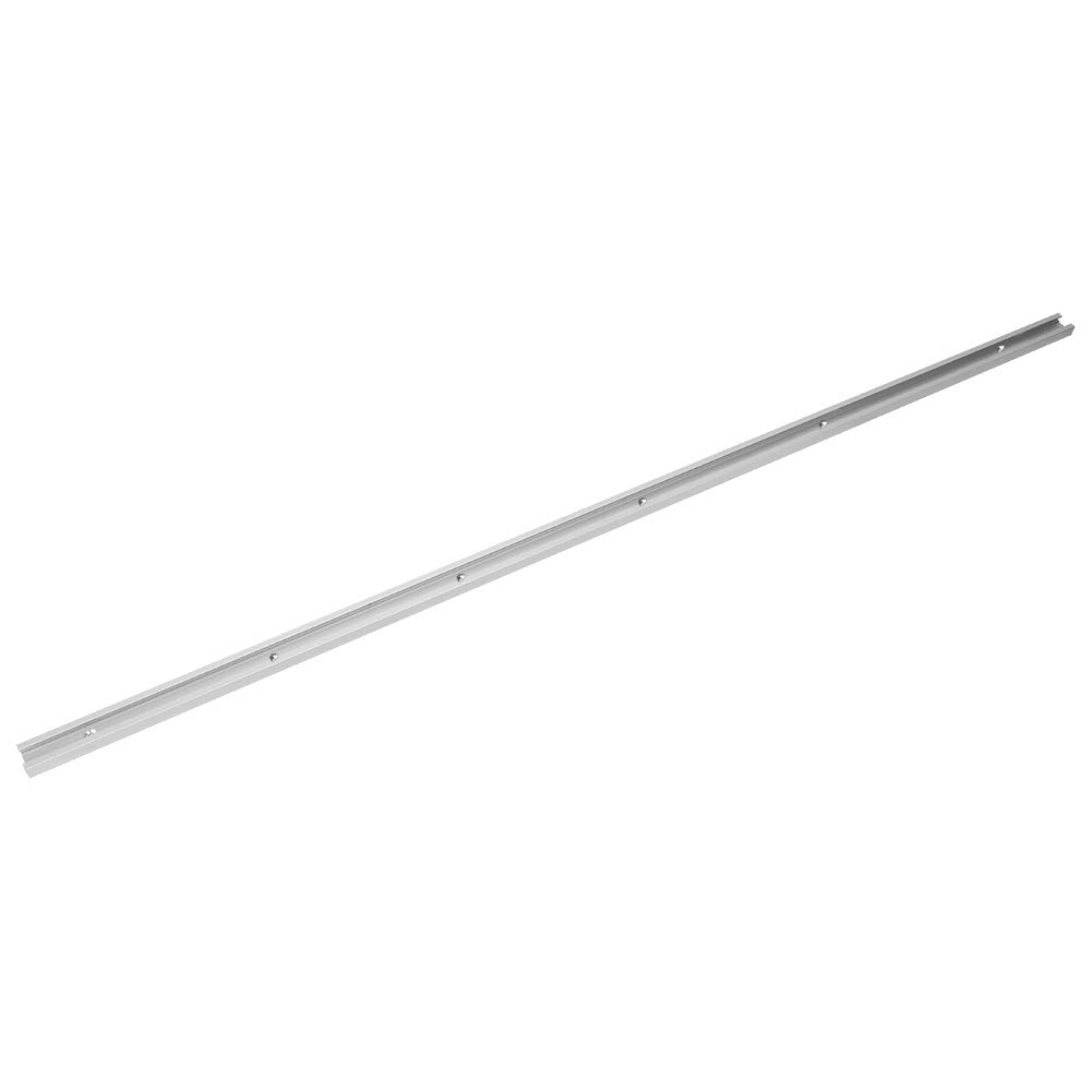 Binario obliquo con scanalatura a T in lega di alluminio per maschere e dispositivi per la lavorazione del legno - Lastra scorrevole in alluminio anodizzato estruso da 600 mm per (Scanalatura a T da